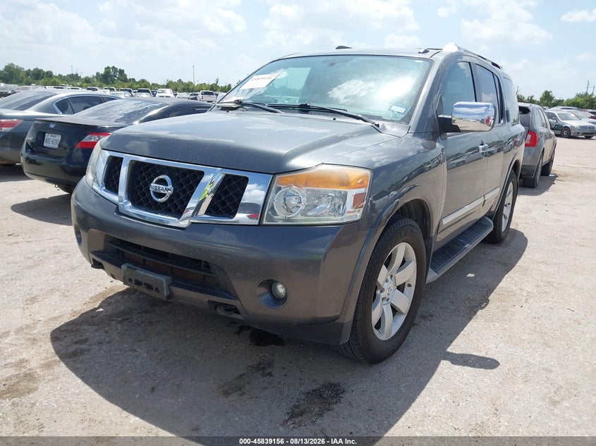 2010 Nissan Armada, Звичайний знос, IAAI, VIN 5N1BA0ND3AN614252 — фото 2