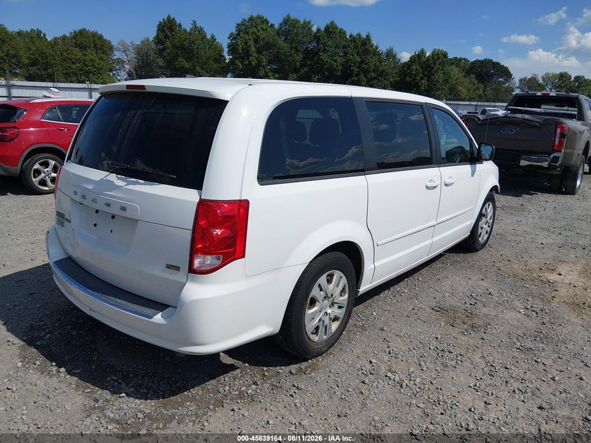 Vin: 2c4rdgbg9gr209848, lot: 46338072, dodge grand caravan se 20164