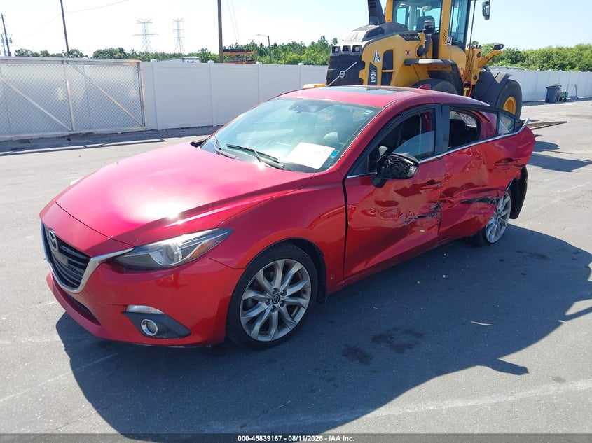 Vin: jm1bm1m37e1177217, lot: 46338075, mazda mazda3 s grand touring 20142