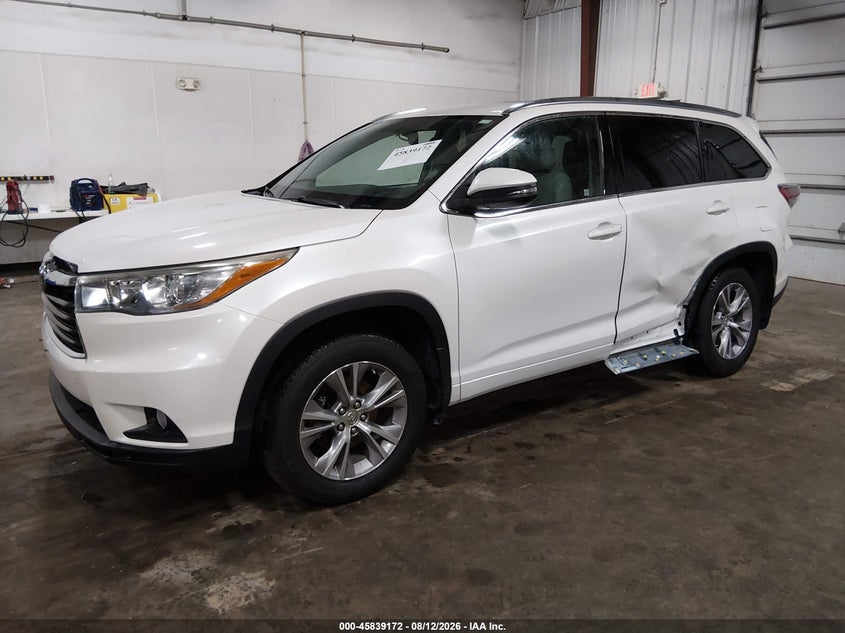 2015 TOYOTA HIGHLANDER SPORT UTILITY VEHICLE 3.5L V-6 DOHC, VVT, 270HP