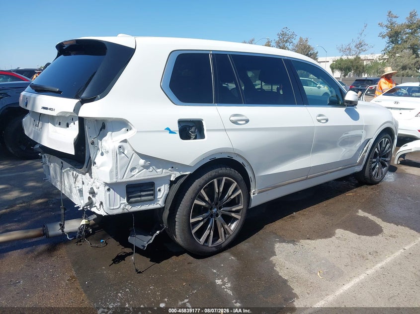 Vin: 5ux23em08p9r88558, lot: 46338085, bmw x7 xdrive40i 20234