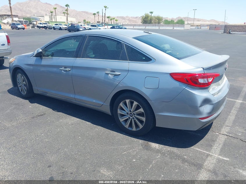 Vin: 5npe24af0hh479352, lot: 46338093, hyundai sonata se 20173
