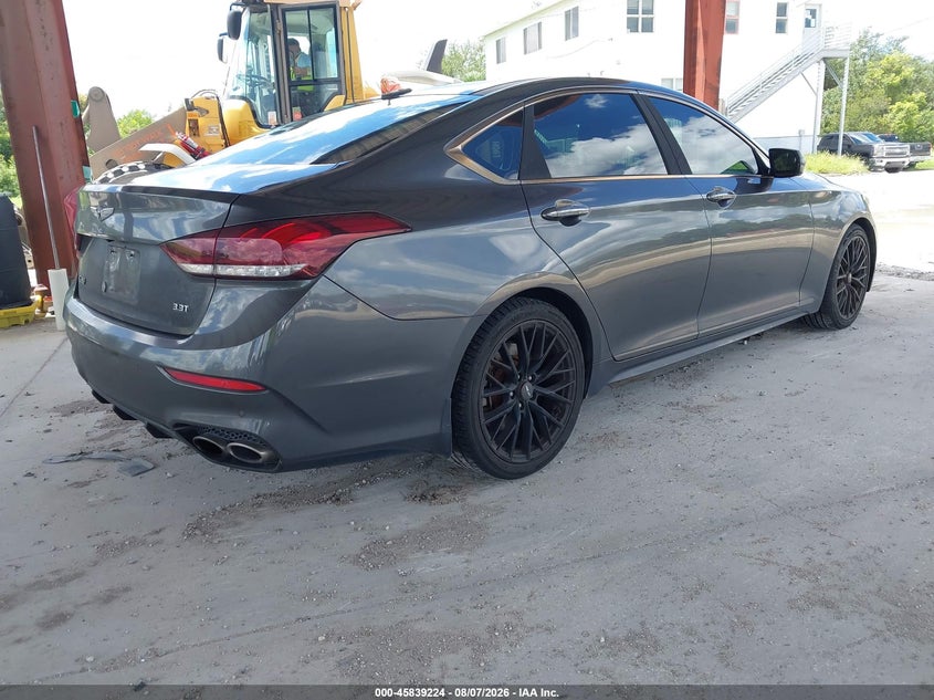 Vin: kmhgn4jb4ju225356, lot: 46338132, genesis g80 3.3t sport 20184