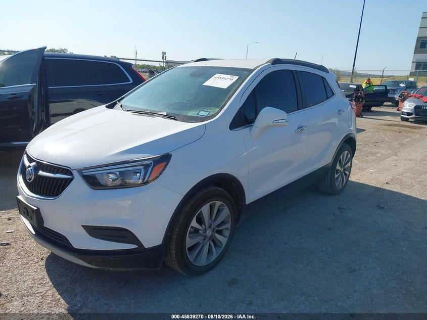 Vin: kl4cjasb3kb884502, lot: 46338178, buick encore fwd preferred 20192