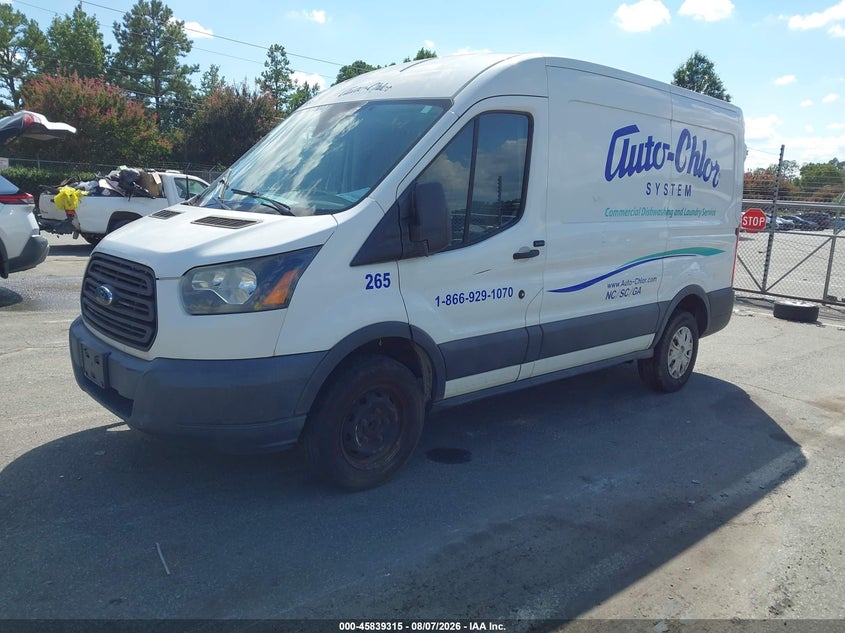 Vin: 1ftyr1cg5hka59164, lot: 46338223, ford transit-250 20172