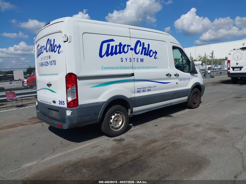 Vin: 1ftyr1cg5hka59164, lot: 46338223, ford transit-250 20174
