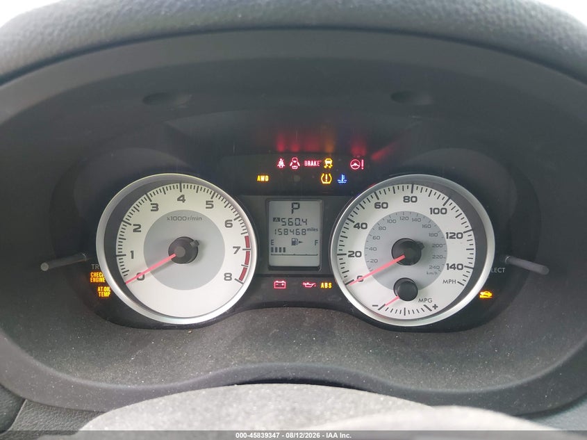 SUBARU IMPREZA 2013 VIN JF1GPAC6XDH842325