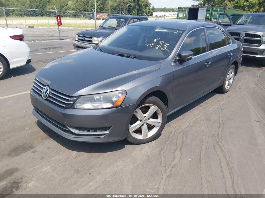 2015 VOLKSWAGEN PASSAT SEDAN 1.8L I-4 DI, DOHC, VVT, TURBO, 170HP