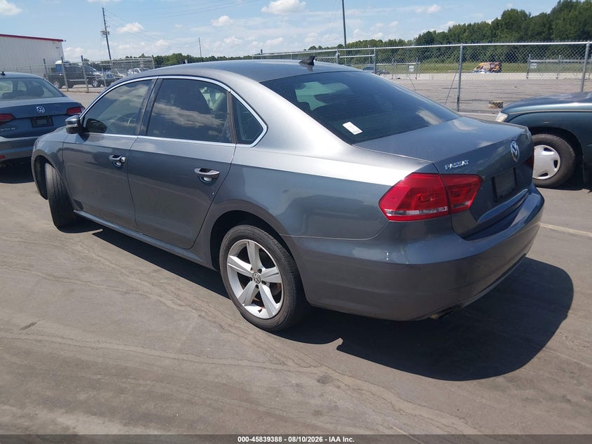 2015 VOLKSWAGEN PASSAT SEDAN 1.8L I-4 DI, DOHC, VVT, TURBO, 170HP