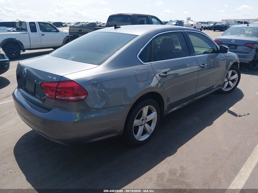 2015 VOLKSWAGEN PASSAT SEDAN 1.8L I-4 DI, DOHC, VVT, TURBO, 170HP