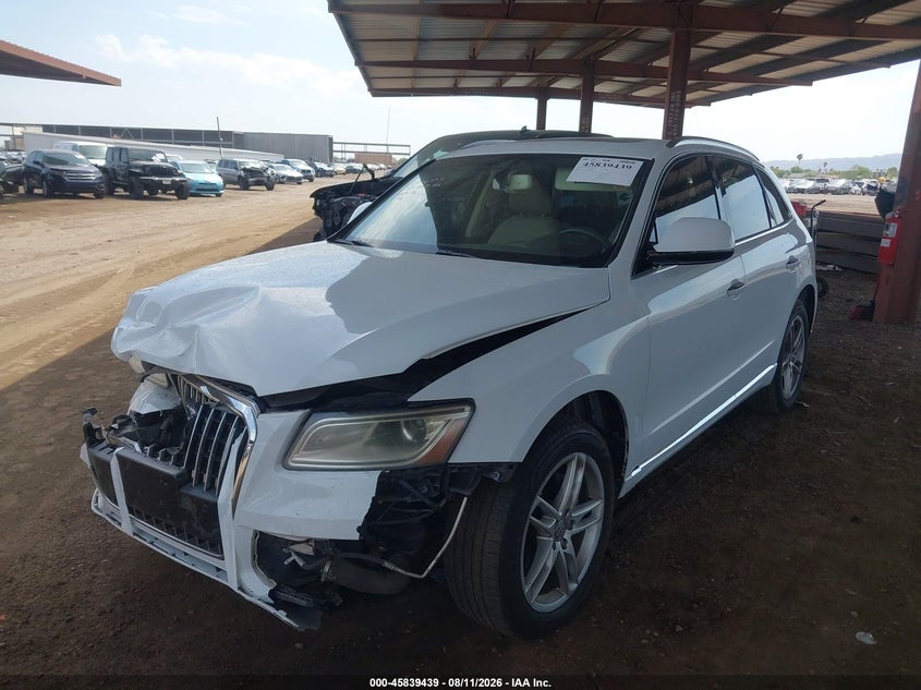Vin: wa1lfafp1fa130176, lot: 46338347, audi q5 2.0t premium 20152