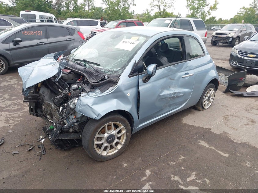 FIAT 500 2015 VIN 3C3CFFAR0FT570351