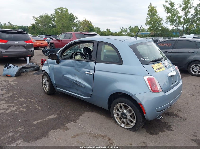 FIAT 500 2015 VIN 3C3CFFAR0FT570351