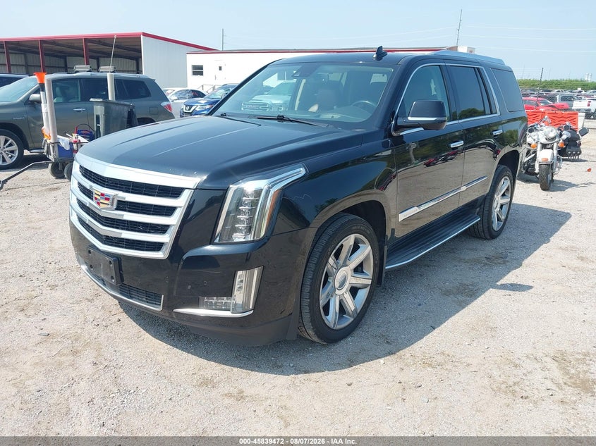 Vin: 1gys4nkj0fr559370, lot: 46338380, cadillac escalade premium 20152