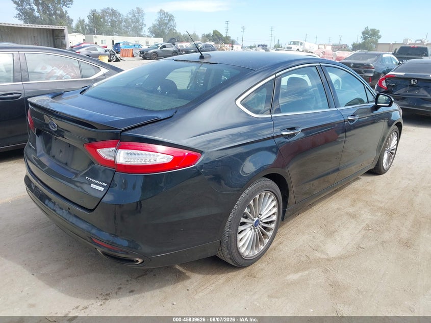 Vin: 3fa6p0k99er271010, lot: 46338534, ford fusion titanium 20144