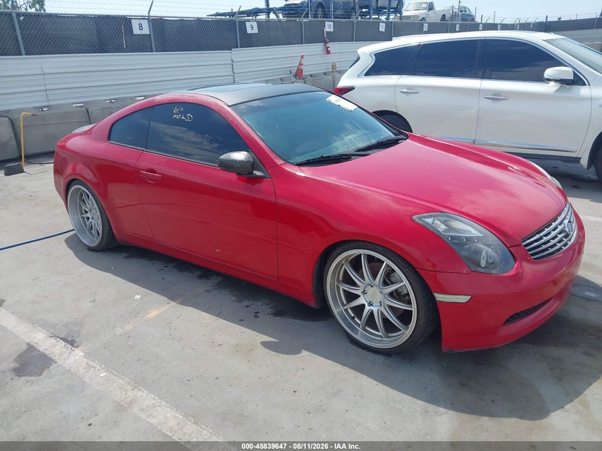 2006 INFINITI G35 auction photo 1