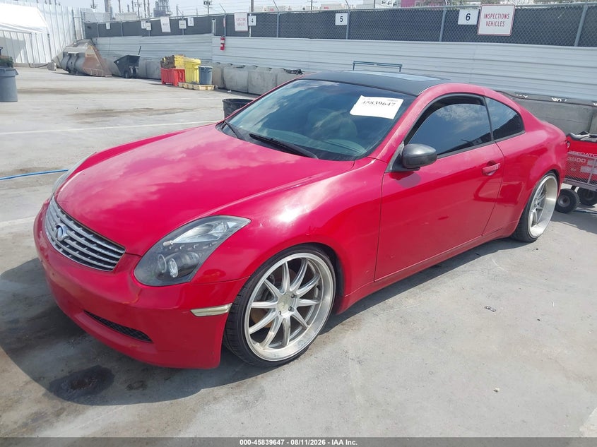 2006 INFINITI G35 auction photo 2