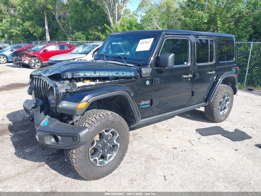 JEEP WRANGLER 4XE 2022 VIN 1C4JJXR68NW227877