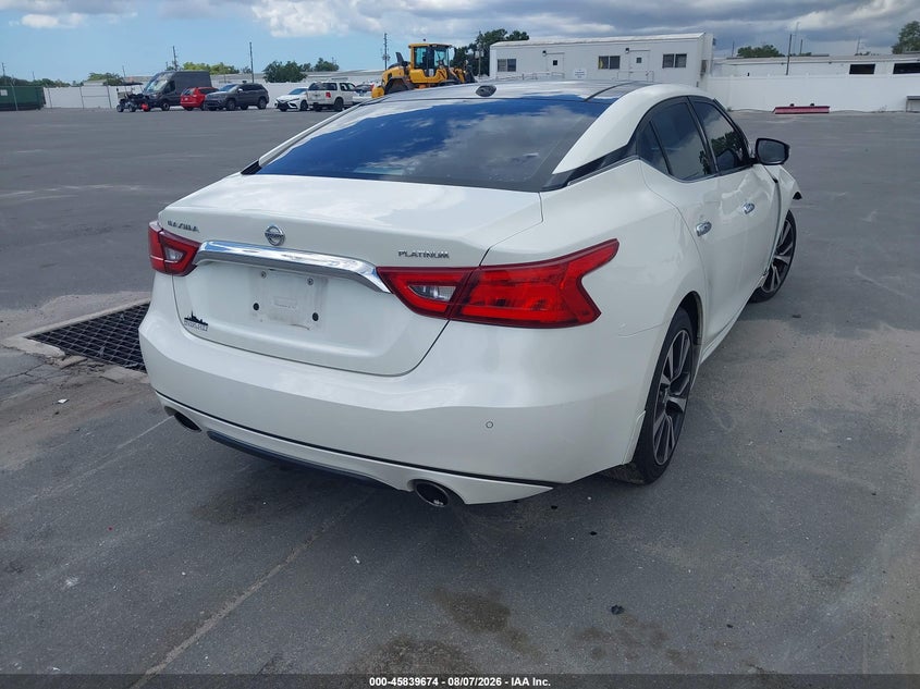 Vin: 1n4aa6ap0hc435231, lot: 46338582, nissan maxima 3.5 platinum 20174