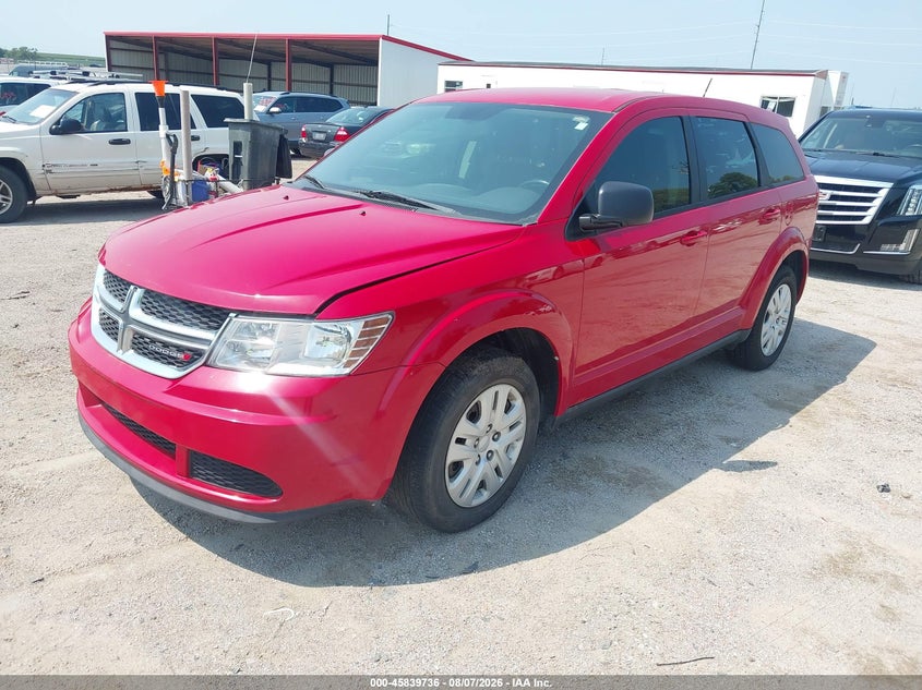 Vin: 3c4pdcab0dt723439, lot: 46338644, dodge journey american value pkg 20132