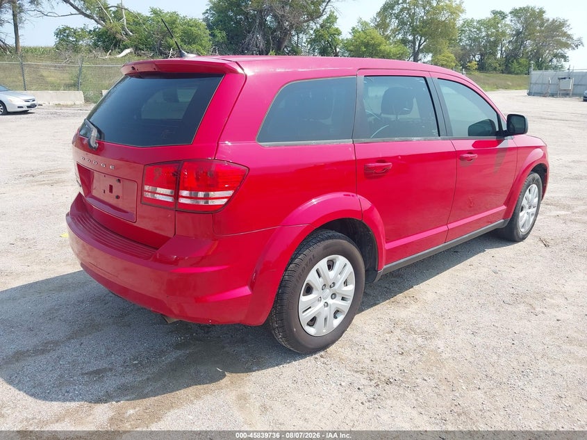 Vin: 3c4pdcab0dt723439, lot: 46338644, dodge journey american value pkg 20134