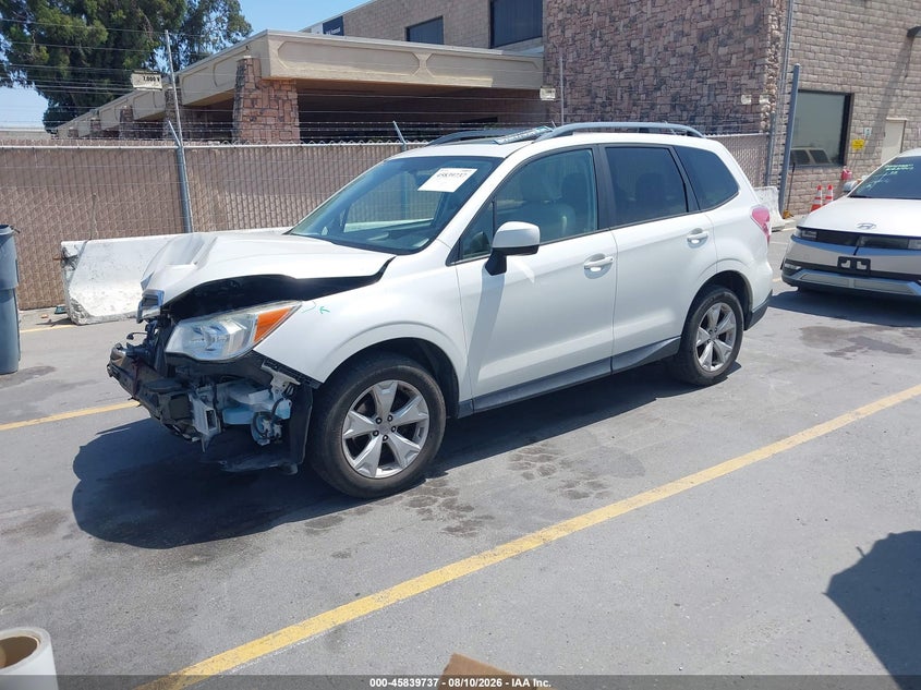 2015 SUBARU FORESTER SPORT UTILITY VEHICLE 2.5L H-4 DOHC, VVT, 170HP