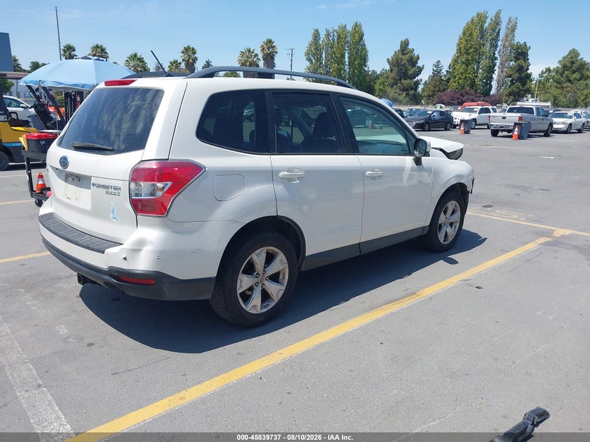 2015 SUBARU FORESTER SPORT UTILITY VEHICLE 2.5L H-4 DOHC, VVT, 170HP