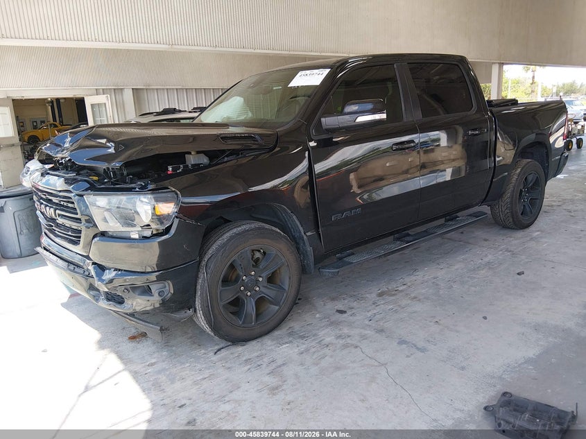 Vin: 1c6rreft2ln361403, lot: 46338652, ram 1500 big horn  4x2 5'7 box 20202