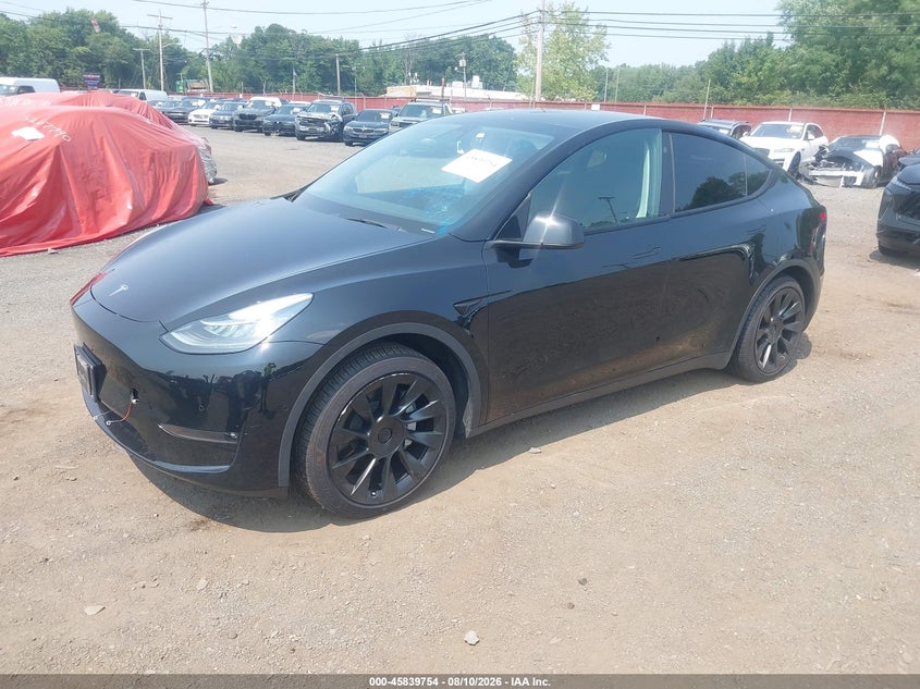 Vin: 5yjygaee2mf293710, lot: 46338662, tesla model y long range dual motor all-wheel drive 20212