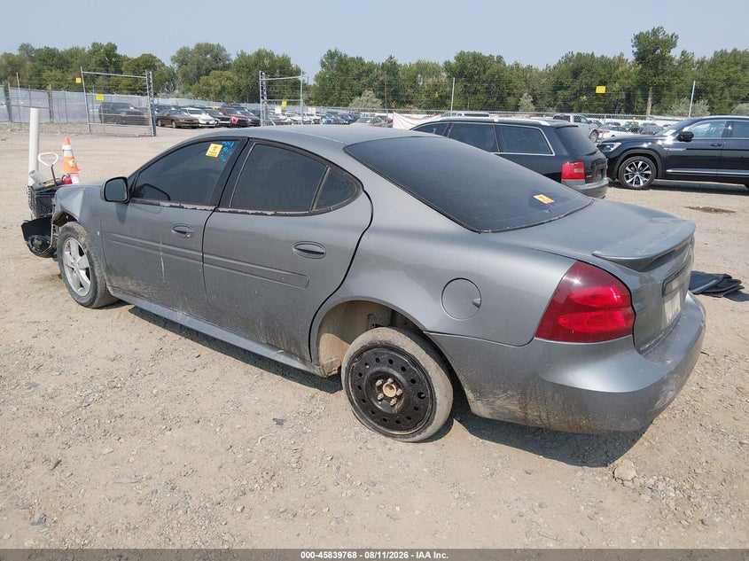 PONTIAC GRAND PRIX 2007 VIN 2G2WP552471235565