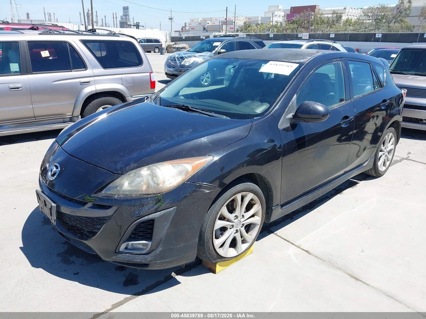 2010 Mazda 3, Rear, IAAI, VIN JM1BL1H61A1266492 — photo 2