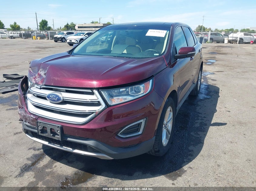 2017 Ford Edge, Удар спереди, IAAI, VIN 2FMPK4J89HBB37951 — фото 2