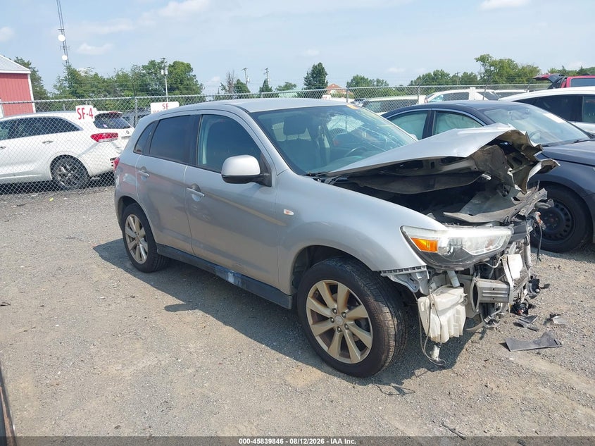 Vin: 4a4ar3au1ee023500, lot: 46338754, mitsubishi outlander sport es 2014 img_1