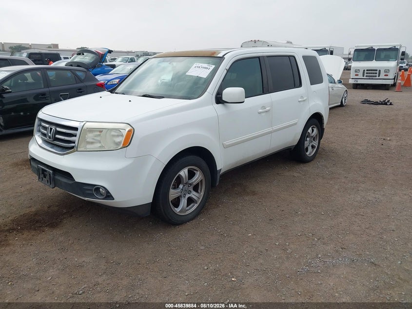 2014 Honda Pilot, Обычный износ, IAAI, VIN 5FNYF4H52EB012071 — фото 2
