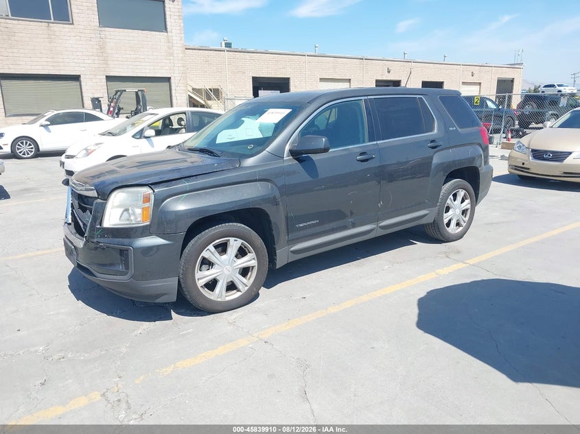 2017 GMC Terrain, Удар спереди, IAAI, VIN 2GKALMEK9H6314833 — фото 2