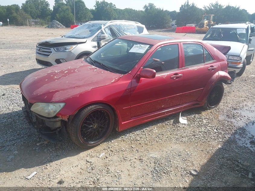 LEXUS IS 2001 VIN JTHBD182010009743