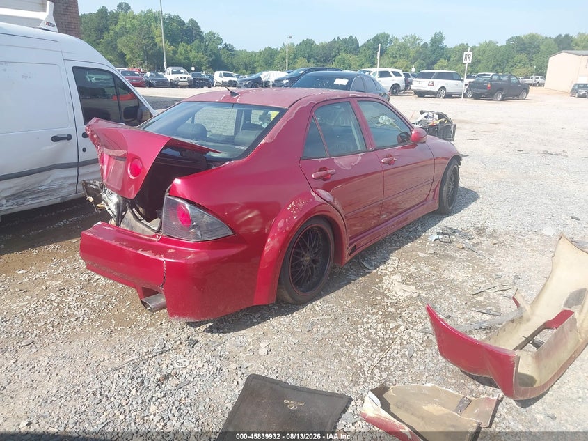 LEXUS IS 2001 VIN JTHBD182010009743