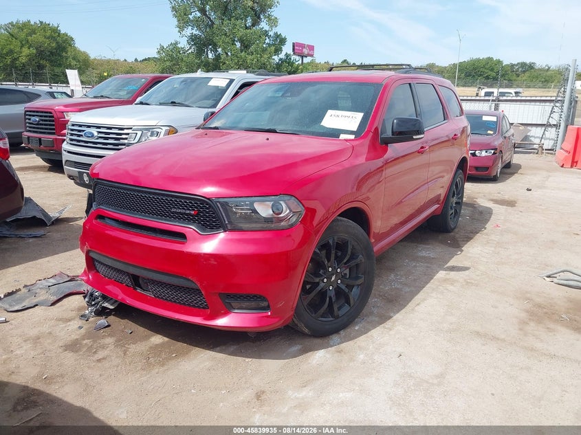 Vin: 1c4rdjdg3lc184314, lot: 46338843, dodge durango gt plus awd 20202