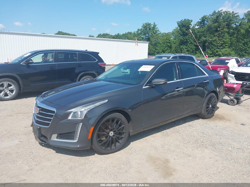 2015 Cadillac CTS, Theft Recovery, IAAI, VIN 1G6AX5S37F0112262 — photo 2