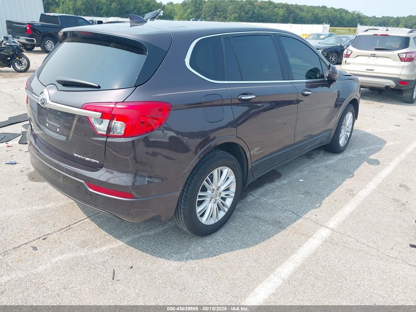 Vin: lrbfxasa5hd088273, lot: 46338896, buick envision preferred 20174