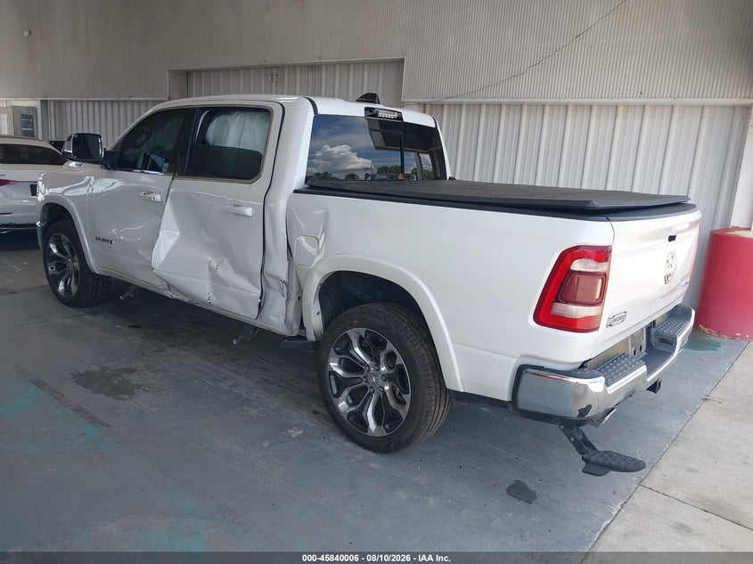 Vin: 1c6srfkt4pn559290, lot: 46338914, ram 1500 limited longhorn  4x4 5'7 box 20233