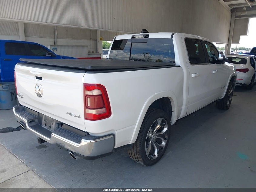 Vin: 1c6srfkt4pn559290, lot: 46338914, ram 1500 limited longhorn  4x4 5'7 box 20234