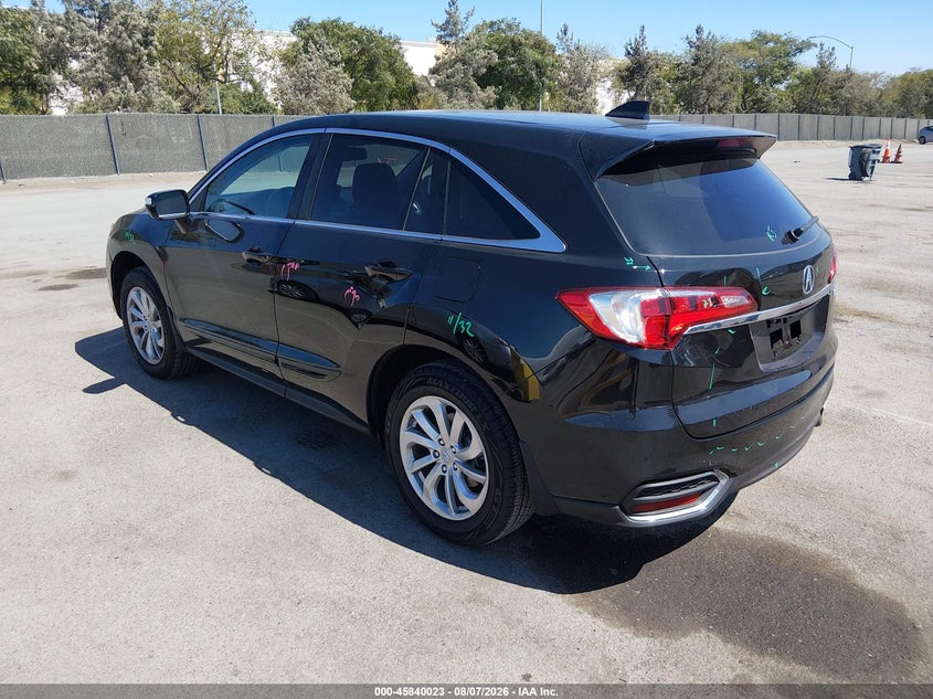 Vin: 5j8tb3h50gl017626, lot: 46338931, acura rdx technology 20163