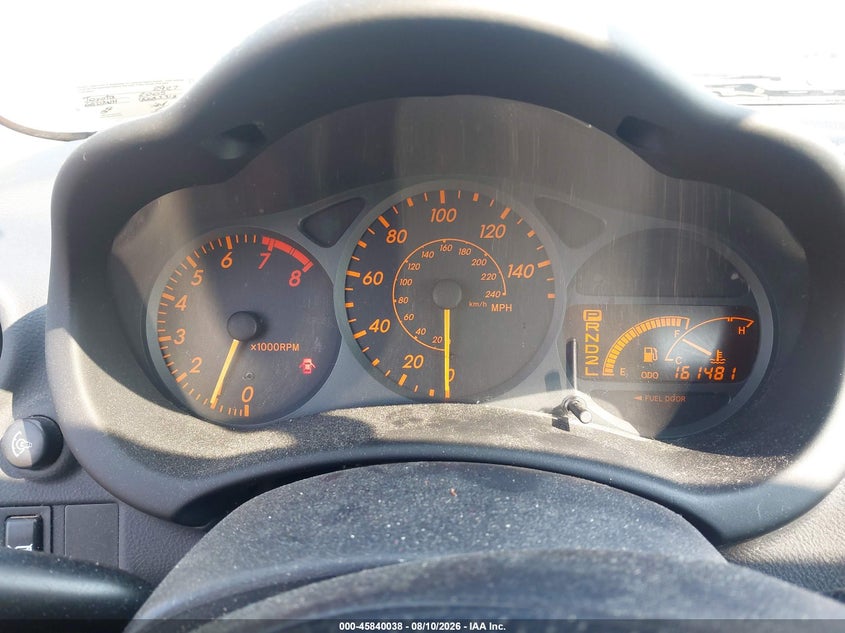 TOYOTA CELICA 2005 VIN JTDDR32TX50182927