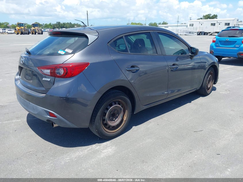 Vin: 3mzbm1j75gm317405, lot: 46338954, mazda mazda3 i sport 20164