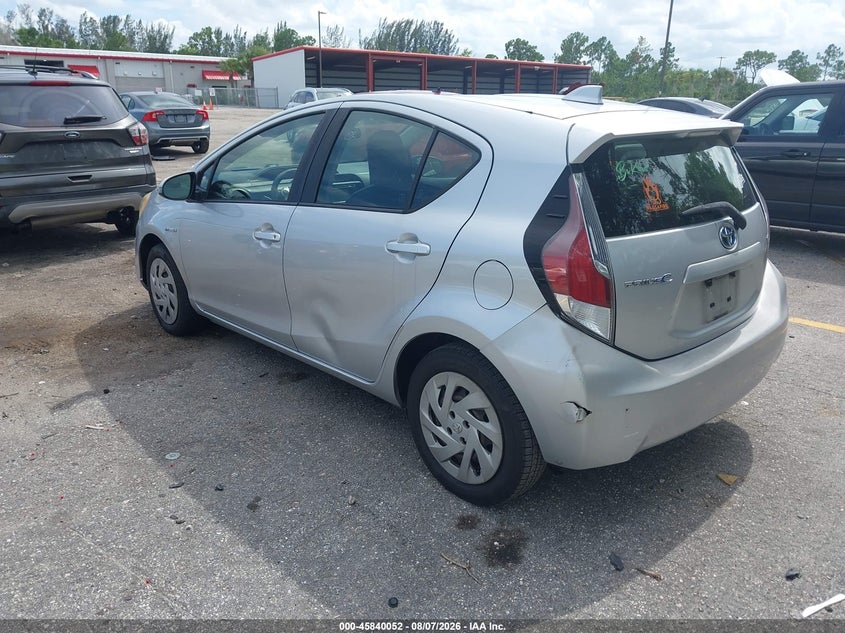 Vin: jtdkdtb36g1127085, lot: 46338960, toyota prius c one 20163
