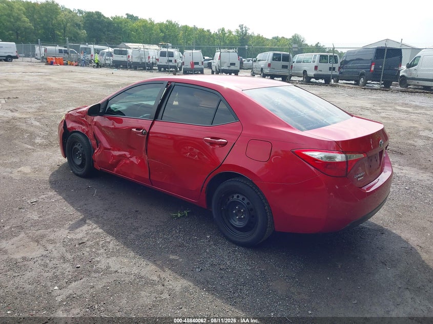 Vin: 2t1burhe5gc519806, lot: 46338970, toyota corolla le 20163