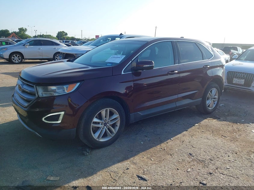 Vin: 2fmpk4j9xhbb14090, lot: 46338973, ford edge sel 20172