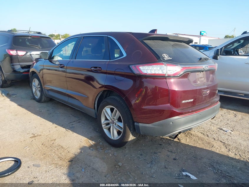 Vin: 2fmpk4j9xhbb14090, lot: 46338973, ford edge sel 20173