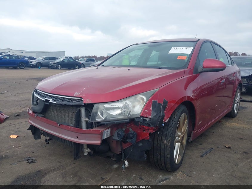 2012 Chevrolet Cruze, Удар спереду, IAAI, VIN 1G1PH5SC4C7354359 — фото 2